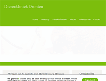 Tablet Screenshot of dierenkliniekdronten.nl